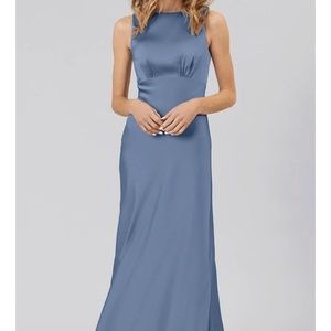 Kennedy Blue: “Monica” dress in dusty blue size 6